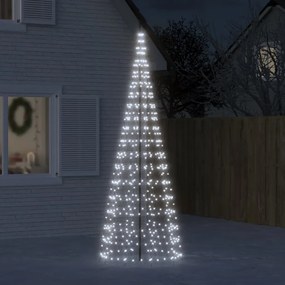 vidaXL Φωτιστικό Χριστουγεννιάτικο Δέντρο 550 LED Ψυχρό Λευκό 300 εκ.
