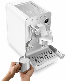 Καφετιέρα Εσπρέσο με Βραχίονα Smeg EMC02WHMEU Λευκό 1350 W 1 L