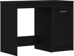 vidaXL Γραφείο Μαύρη Οξυά 100 x 50 x 76 εκ. Επεξεργασμένο ξύλο