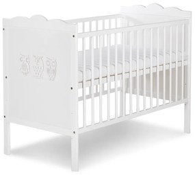 Κρεβατάκι μωρού Elgin 100, 60x120, 94cm, Τάβλες για Κρεβάτι, Δεν ρυθμίζεται, Ρυθμιζόμενο ύψος ύπνου, Άσπρο