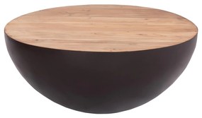 Τραπεζάκι σαλονιού BOWL C8717.22 Στρόγγυλο Rusty με Ξύλο Ακακίας Φ89,5X39Yεκ. 89.5x89.5x39 εκ.