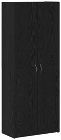 vidaXL Γραφείο Ντουλάπι με ράφι 2 pcs Μαύρη δρυς 60 x 32 x 153