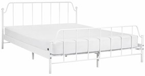 Κρεβάτι Berwyn 1993, Διπλό, Άσπρο, 160x200, Μέταλλο, Τάβλες για Κρεβάτι, 164x206x94cm, 31 kg, Ξύλο: Λεύκα | Epipla1.gr