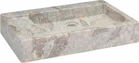 vidaXL Νιπτήρας Γκρι 58 x 39 x 10 εκ. Μαρμάρινος