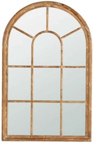 Καθρέπτης Τοίχου Arch 33248 86,4x3,8x137,9cm Brown Artekko Ξύλο,Γυαλί