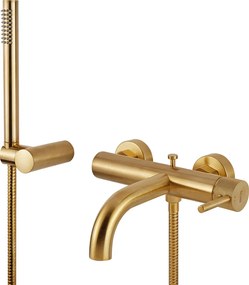 Armando Vicario Industrial Brushed Gold 512100 - Μπαταρία λουτρού