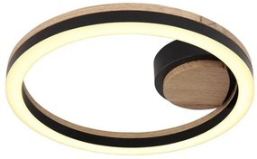 Πλαφονιέρα Φωτιστικό Οροφής LED 12W Μαύρο Φ30cm Beatrix 67298D Globo Lighting-67298D-Μαύρο 67298D