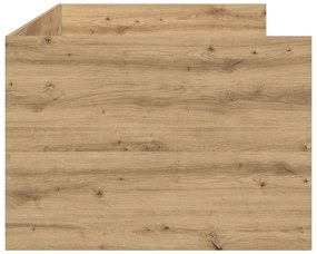vidaXL Πλαίσιο κρεβατιού ημέρας με συρτάρια artisan δρυς 90 x 190 cm