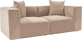 2-Seat Sofa Sora 2 - Cappuccino Cappuccino