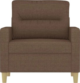 vidaXL Πολυθρόνα Καφέ 60 εκ. Υφασμάτινη