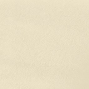 Πλαίσιο Κρεβατιού Κρεμ 180x200 εκ. από Συνθετικό Δέρμα - Κρεμ
