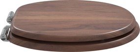 vidaXL Μαλακή κλειστή λεκάνη 2 pcs Καφέ 44 x 38 εκ. Πίνακας MDF