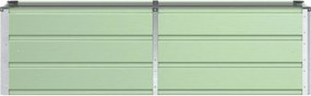 vidaXL Γλάστρα Πράσινο 160 x 40 x 45 cm Ατσάλι