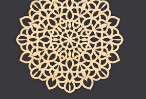 Σετ των 2 Intra απο ξύλο plywood 3mm-4mm πάχος 3D Mandala για Cricut Δίασταση 30x30 cm INTRAFABR-86060851