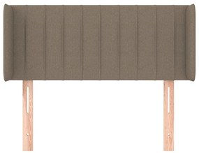 vidaXL Κεφαλάρι με Πτερύγια Taupe 93x16x78/88 εκ. Υφασμάτινο