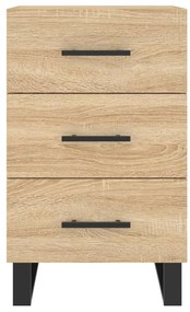 vidaXL Κομοδίνο Sonoma Δρυς 40 x 40 x 66 εκ. από Επεξεργασμένο Ξύλο