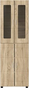 vidaXL Highboard FLORIN 60 x 35 x 182 εκ. Δρύς Sonoma