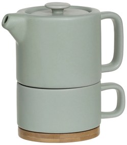Τσαγιέρα Με Κούπα &amp; Με Φίλτρο 400ml S-D Natural 160724D Mint