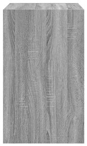 vidaXL Παπουτσοθήκη Γκρι Sonoma 60x42x69 εκ. από Επεξεργ. Ξύλο