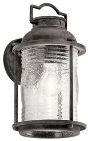 Φανάρι Απλίκα Φωτιστικό Τοίχου 1xE27 IP44 36cm Ashland Bay Elstead Lighting-KL-ASHLANDBAY2-M-Γκρι KL-ASHLANDBAY2-M