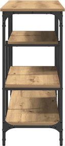 vidaXL Τραπέζι Κονσόλας artisan δρυς 100 x 35 x 75 εκ.