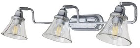 Rabalux Σποτ Τριπλό 3xE14 Antoine 65x14x18cm IP44 Χρώμιο 3209