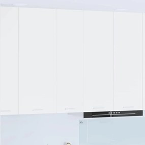vidaXL Κρεμαστό ντουλάπι Λευκό 30 x 31 x 100 εκ. Επεξεργασμένο Ξύλο