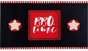 Χαλάκι Κουζίνας Bbq Mat 500 Time 2-Stars 67x120cm Black-Red Sdim 67X120cm Polyamide