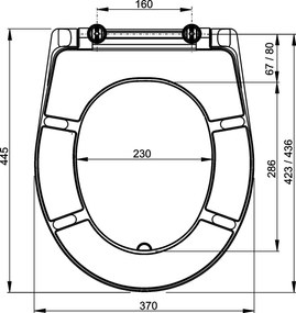 Κάλλυμα WC Duroplast Alca Plast Simple