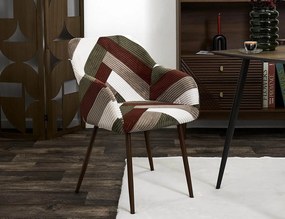 ΚΑΡΈΚΛΕΣ &amp; ΠΟΛΥΘΡΌΝΕΣ PATCHWORK ARMCHAIR SCOTT HD0548
