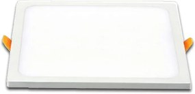 LED Πάνελ 15W Τετράγωνο Χωνευτό Frameless Φως Ημέρας 4947
