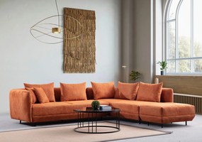 Corner Sofa Floransa - Orange Orange