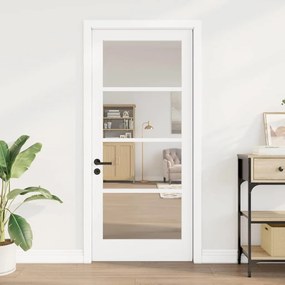 vidaXL Εσωτερική Πόρτα με Γυαλί ORKDAL Λευκό 86 x 198.5 cm