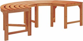 vidaXL Παγκάκι Δέντρου 2 pcs Φυσικό 160 x 80 x 45cm