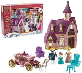 Κάστρο Μικρό Με Άμαξα &amp; Έπιπλα Σε Κουτί 37x6,5x28εκ. Toy Markt 77-1199