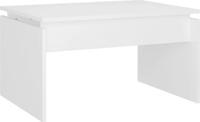 vidaXL Τραπεζάκι Σαλονιού Λευκό 68 x 50 x 38 εκ. από Επεξ. Ξύλο