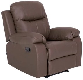 Πολυθρόνα Relax Chicago 1122 Fylliana Γκρί Τεχνόδερμα 97x90x100 εκ. 97x90x100 εκ.