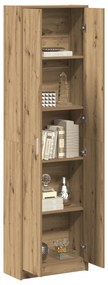 vidaXL Ντουλάπα  από καρυδιά 55x25x189 εκ. Επεξεργασμένο ξύλο