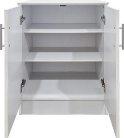 Παπουτσοθήκη-ντουλάπι Souken pakoworld 6 ζευγών λευκό 60x40x80εκ