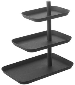 Ορντεβιέρα Τριώροφη LBTYMZK4281 24,7x15,7x25,7cm Black Yamazaki Steel
