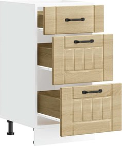 vidaXL ντουλάπι βάσης κουζίνας Lucca Δρυς sonoma κατασκευασμένο ξύλο