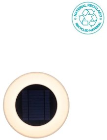 Απλίκα Φωτιστικό Τοίχου Ηλιακό LED IP65 3500K Wally LUMWLD027XXSPNW New Garden-LUMWLD027XXSPNW-Λευκό LUMWLD027XXSPNW