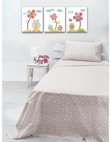 Σετ Σεντόνια cotton feelings 22 Grey Μονό με λάστιχο(105x205+30)