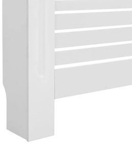 VidaXL Κάλυμμα Καλοριφέρ Λευκό 172 x 19 x 81,5 εκ. από MDF