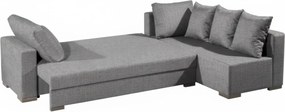 Γωνιακός καναπές Trendy-Αριστερή-285φ 185β εκ.-Γκρι Anoixto
