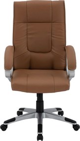 ΚΑΡΕΚΛΑ ΓΡΑΦΕΙΟΥ CHANDER HM1092.09 ΣΕ CAMEL ΑΠΟΧΡΩΣΗ 63x66x116 εκ.