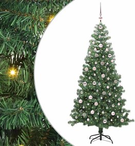 vidaXL Χριστουγεννιάτικο Δέντρο Πράσινο 240 cm PVC