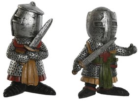 Διακοσμητική Φιγούρα Home ESPRIT Γκρι 6 x 4 x 9 cm (x2)