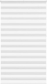 vidaXL Ζέβρα τυφλή Λευκό Πλάτος υφάσματος 115,9 εκ. Πολυεστέρας