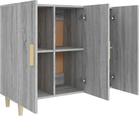 vidaXL Ντουλάπι Γκρι Sonoma 90 x 34 x 80 εκ. από Επεξεργασμένο Ξύλο